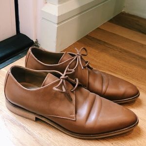 Ever lane Brown Leather Oxford Shoes